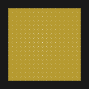 White squares in mustard yellow T-Shirt