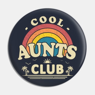 Cool Aunts Club Vintage Sunset Pin