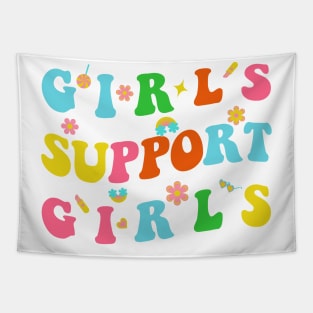 Girls Support Girls Tapestry