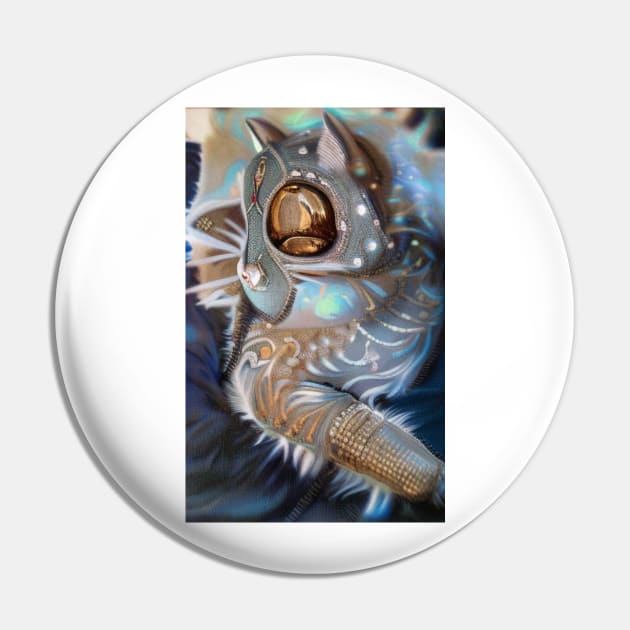 Golden armor knight cat, AI art Pin by Dendros-Studio