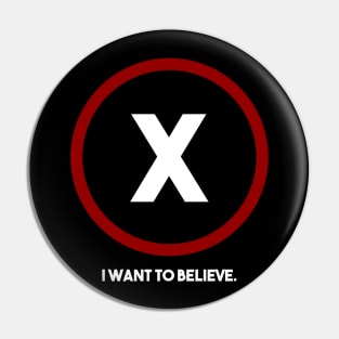 The X Files Logo T-Shirt Pin