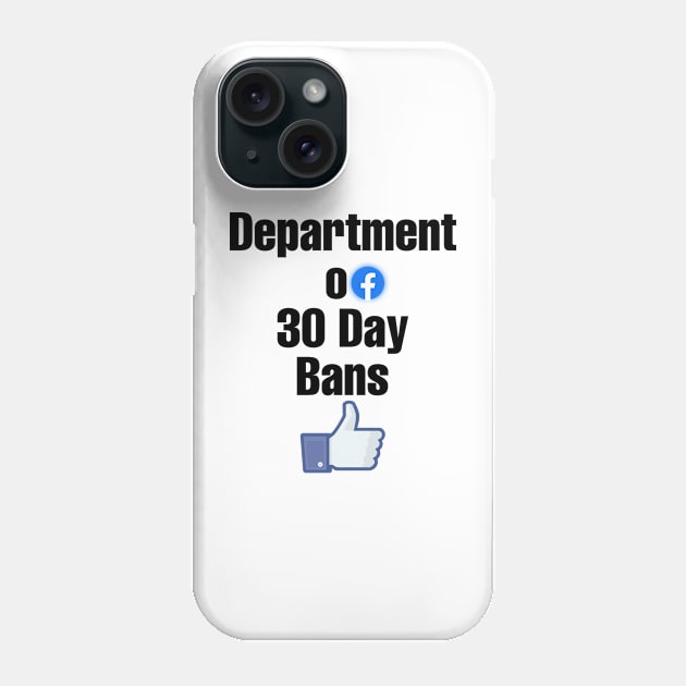 Facebook ban Phone Case by Raeder20