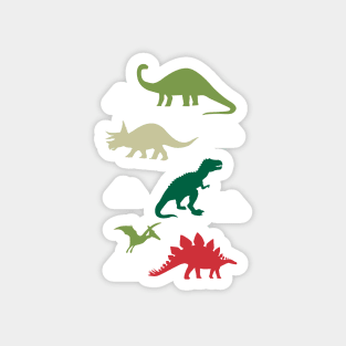 Dinosaur Holiday Magnet