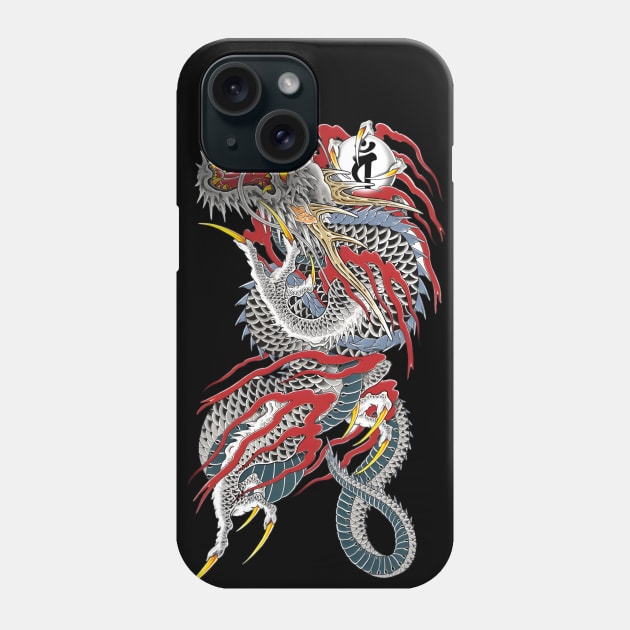 Kiryu Tatoo Phone Case by wenderinf