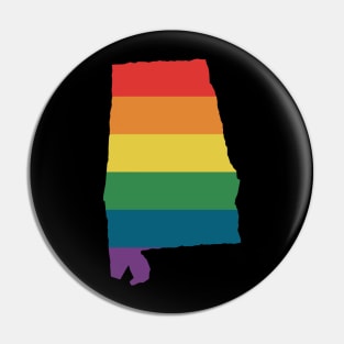 Alabama Rainbow Pin