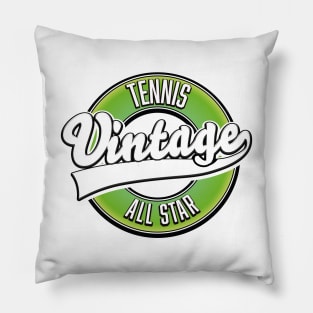 Tennis all star logo. Pillow