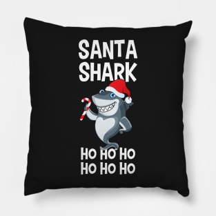 Santa Shark Ho Ho Ho Pillow