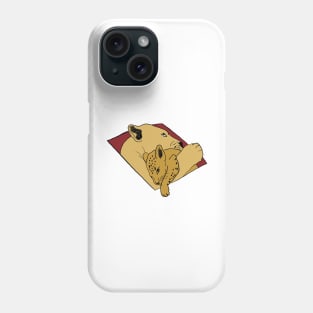 lioness and her cub Phone Case