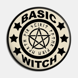 Basic Witch (Black) Pin