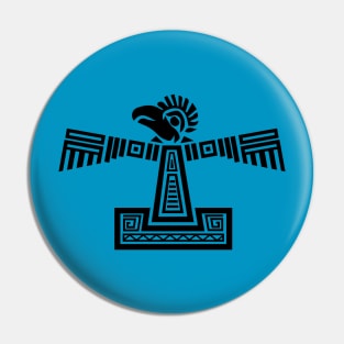 Aztec Eagle Design Pin