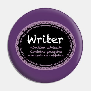 Writer Label - Dark Shirts Pin