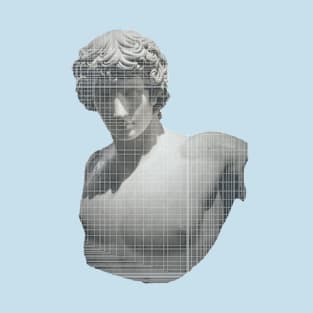 Antinous in a grid T-Shirt