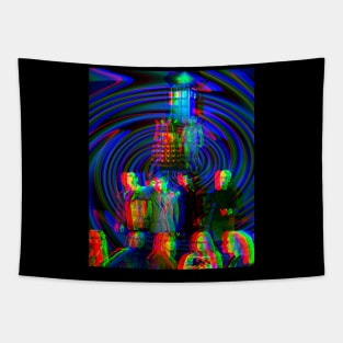 DR WHO computer glitch Tapestry