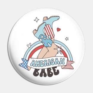 American Babe Pin