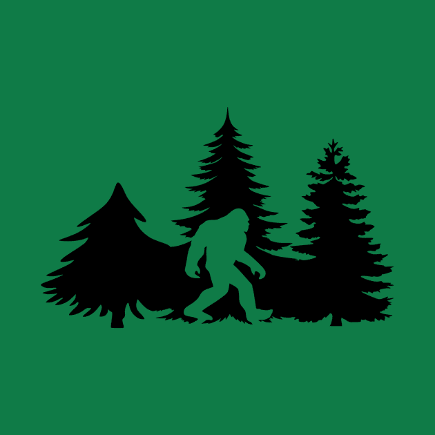 Bigfoot Silhouette by StacysCellar