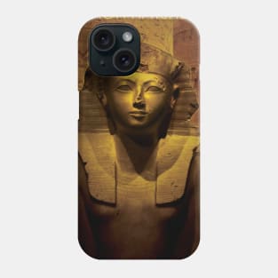 Ancient Egypt Series | Queen Hatshepsut Seated Statue at Temple Phone Case