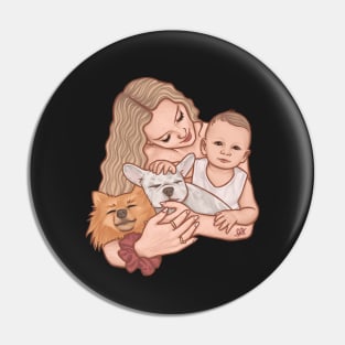 Mama’s Boys || Perrie and Axel Pin