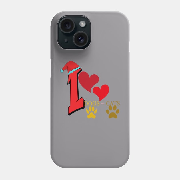 I like dogs and cats Phone Case by s-ch10