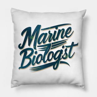 Marine biologist gift Pillow