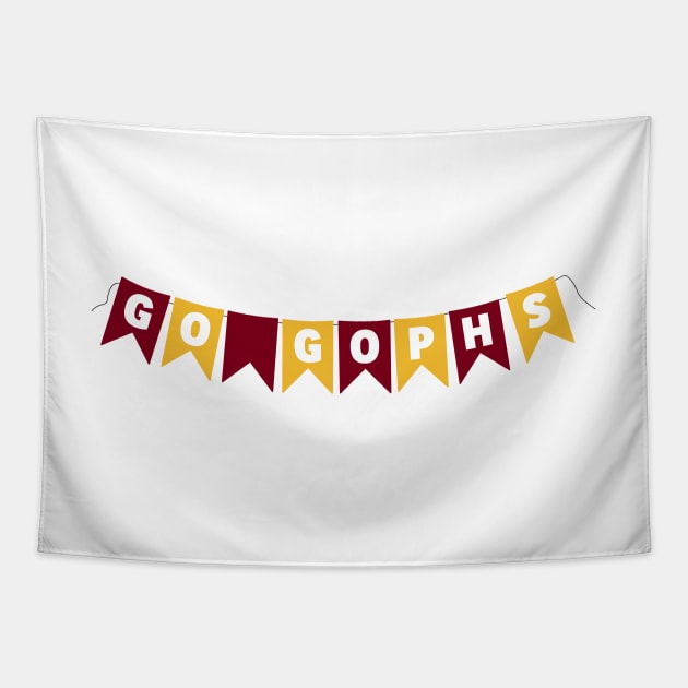 Go Gophs Flags Banner Tapestry by sydneyurban