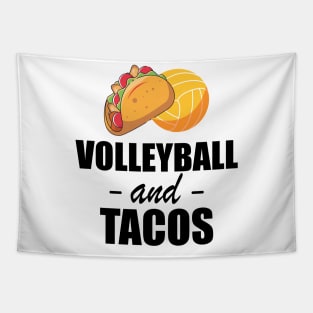 Volleyball and tacos Tapestry