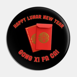 Chinese New Year Lucky Red Envelopes Pin