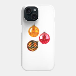 Christmas Tree Ornaments Phone Case