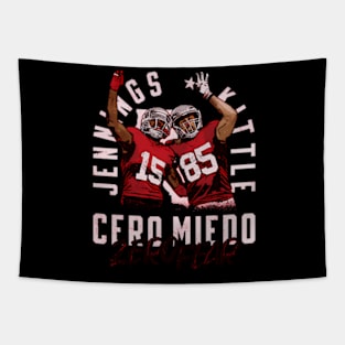 Jauan Jennings George Kittle San Francisco Zero Fear Tapestry