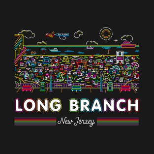 Long Branch New Jersey Beach T-Shirt