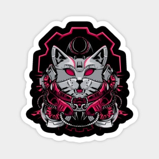 Mecha Catty Magnet