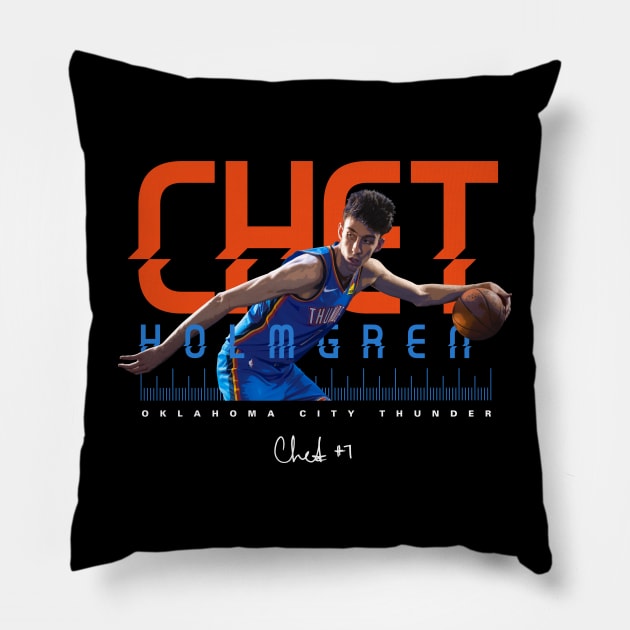 Chet Holmgren Pillow by Juantamad