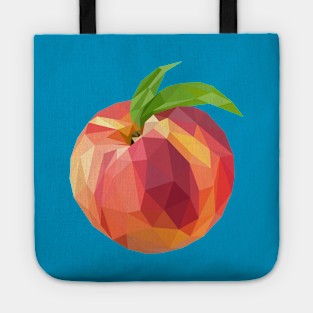 Peach Low Poly Art Tote