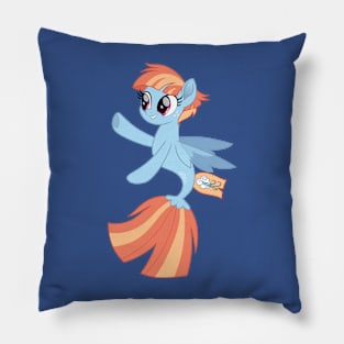 Windy Whistles seapony bare Pillow