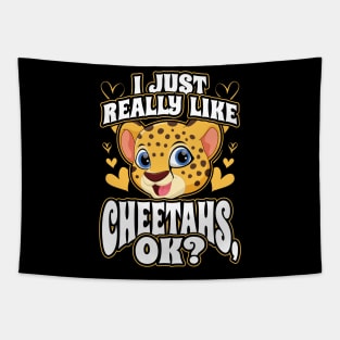 I just really like cheetahs ok Tapestry