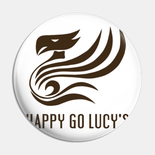 Happy Go Lucy's Logo (Back Design) Pin