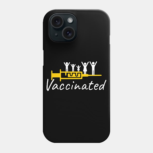 Vaccinated Phone Case by Good Big Store