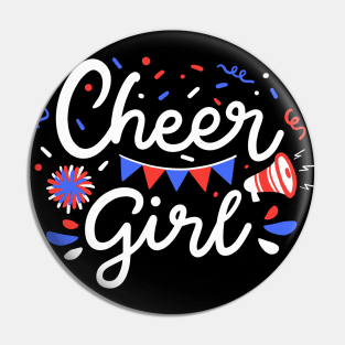 Cheer Girl Pin