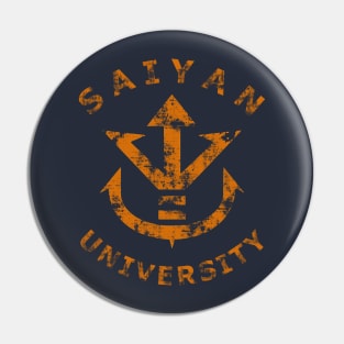 Saiyan University (gold) Pin