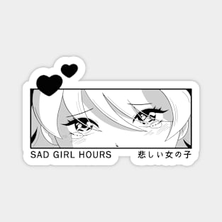 Sad Girl Hours Magnet