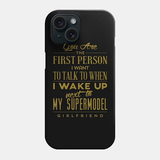 Model Girlfriend Phone Case by bigboxdesing