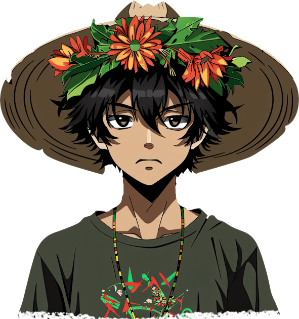 Cinco de mayo mexican anime boy Kids T-Shirt by emhaz