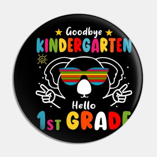 Goodbye kindergarten Graduation 2024 Hello 1st Grande koala Pin