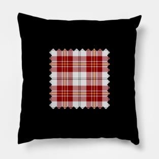 Clan MacPherson Red Dress Tartan Pillow