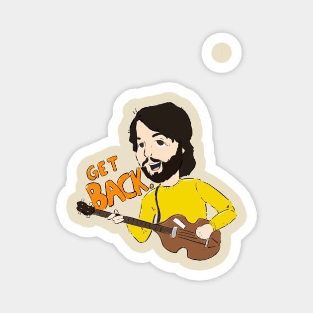 Paul McCartney Magnet by YipeeKaiYay