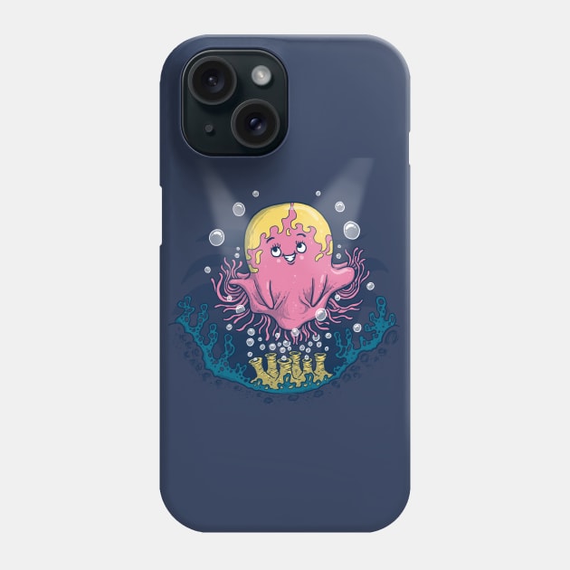 Jellyfish Monroe Phone Case by salihgonenli