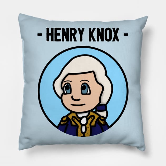 Chibi Henry Knox 2 Pillow by Aeriskate