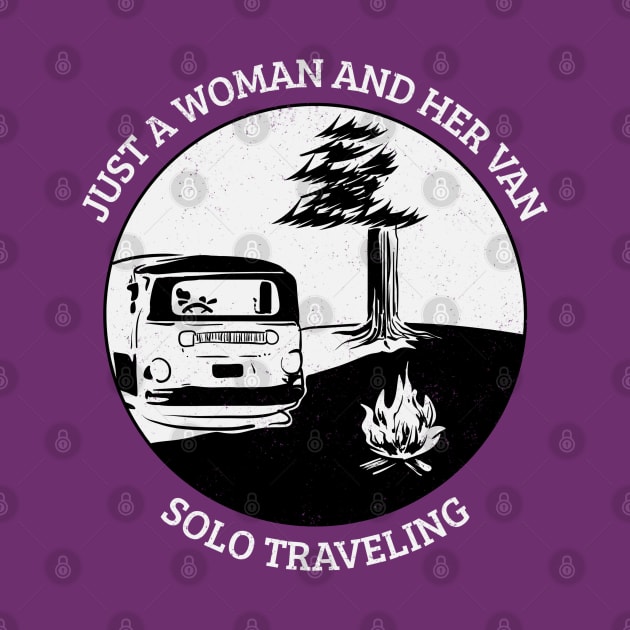 Just a Woman And Her Van Solo Traveling by Simple Life Designs