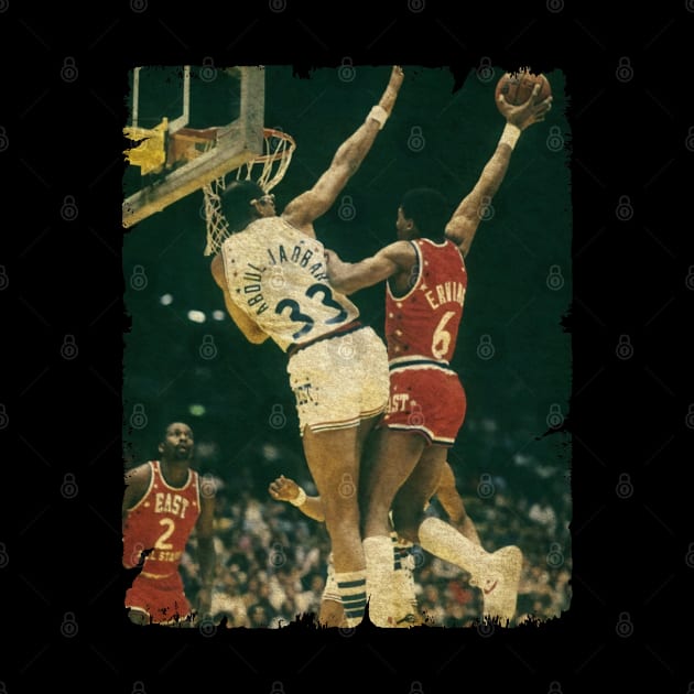 Abdul Jabbar vs Erving by Wendyshopart