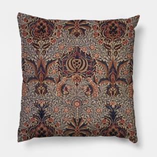 Pomegranate by William Morris, Vintage Textile Art Pillow