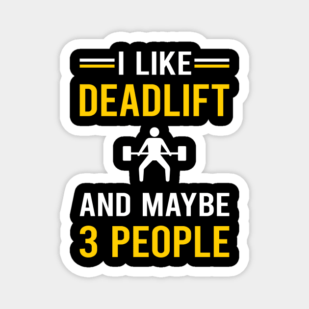 3 People Deadlift Magnet by Good Day